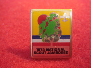 73 NJ lapel pin, multicolor, official issue