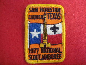 77 NJ Sam Houston Council contingent pocket patch