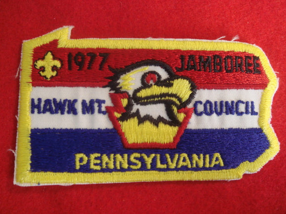 77 NJ Hawk Mountain Council contingent pocket patch