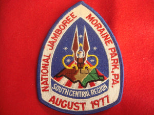 77 NJ Southcentral Region patch, blue background