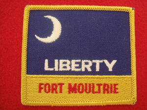 81 NJ subcamp patch, Fort Moultrie