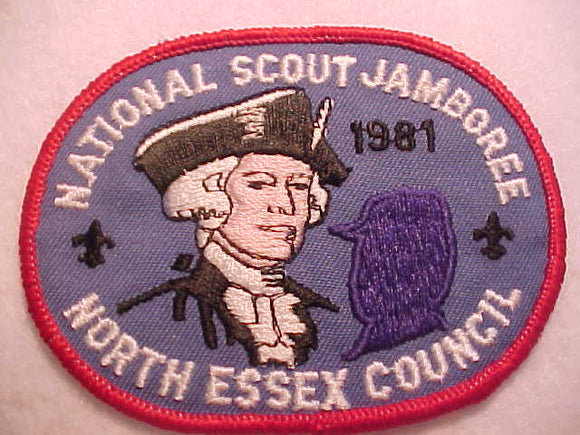 1981 NJ PATCH, NORTH ESSEX COUNCIL CONTIGENT