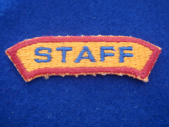 81 NJ staff patch, unofficial, private issue