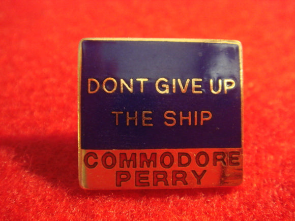 81 NJ subcamp pin, Commodore Perry