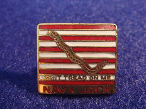 81 NJ subcamp pin, navy jack