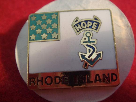 81 NJ subcamp pin, Rhode Island