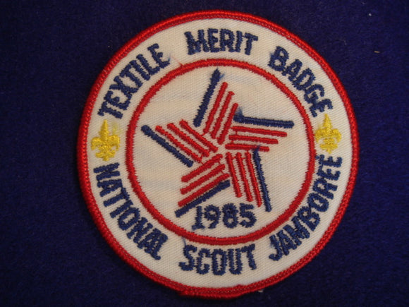 85 NJ textile merit badge patch