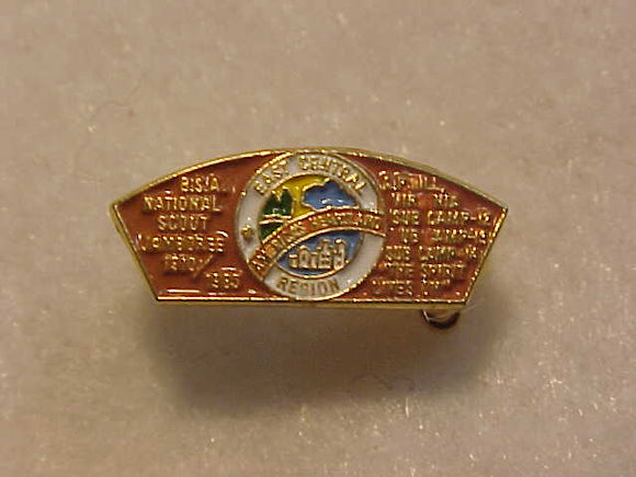 1985 NJ PIN, EAST CENTRAL REGION SUBCAMPS 12, 13 & 14, TINY CSP SHAPE 16 X 6MM