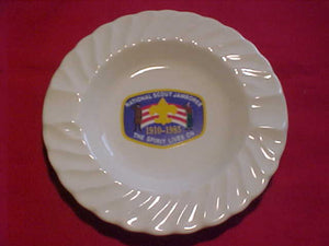 1985 NJ ASHTRAY, 5.25" ROUND