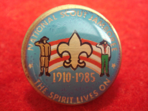 85 NJ pin, official, round, epoxy over metal