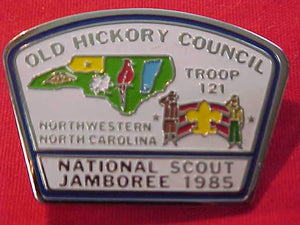 1985 NJ PIN, OLD HICKORY COUNCIL, TROOP 121