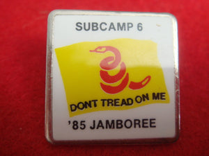 85 NJ subcamp 6, don't tread on me, pin