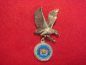 85 NJ flying eagle pin
