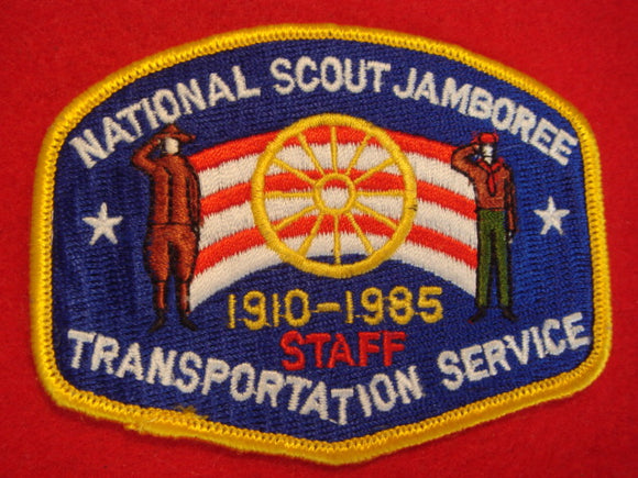 85 NJ transportation staff pocket patch