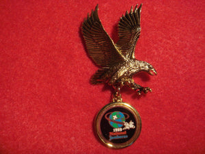 89 NJ flying eagle pin