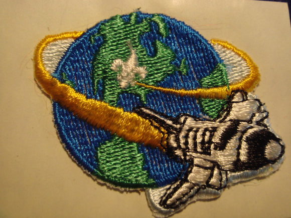 89 NJ jamboree patch, embroidered with peel and stick backing