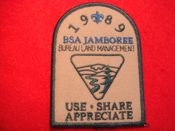 89 NJ Bureau of Land Management staff patch