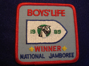 89 NJ Boys' Life patrol flag contest winner