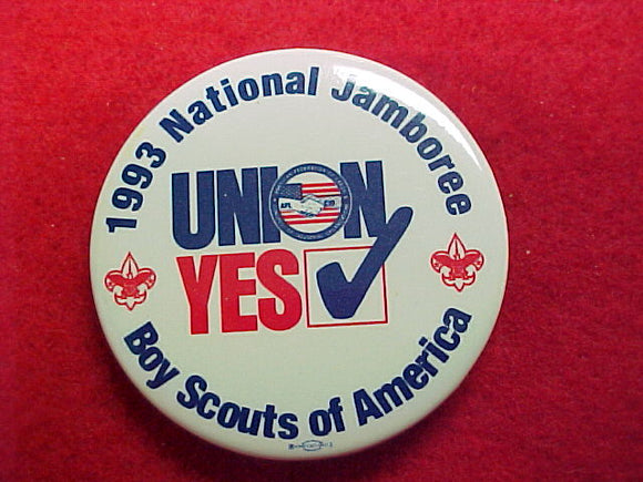 93 NJ pin back button, union yes