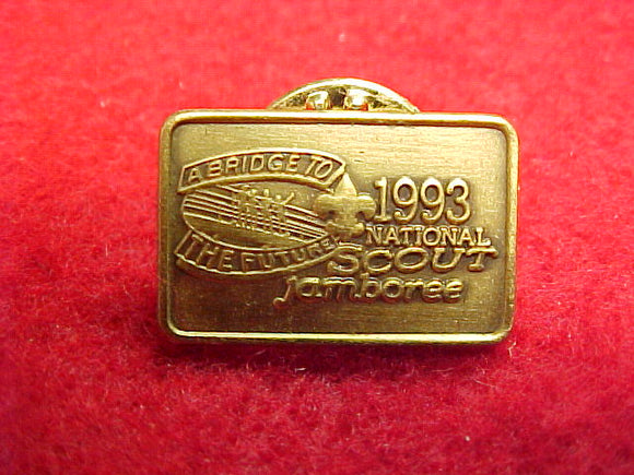 93 NJ pin, official, gold color