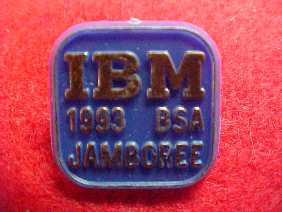 93 NJ pin, IBM, injection blue molded plastic