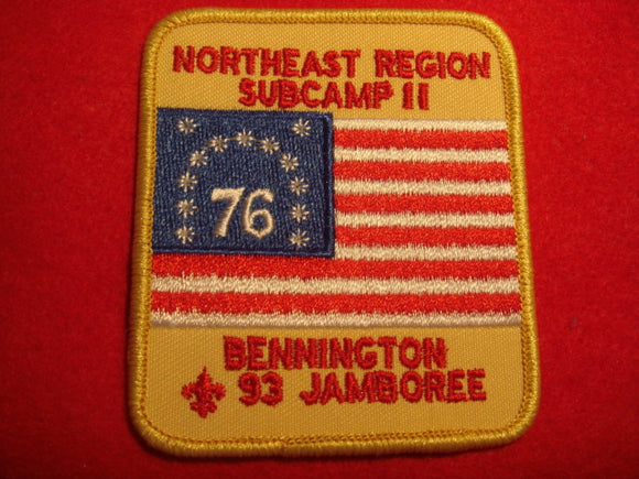 93 NJ subcamp 11, northeast region patch
