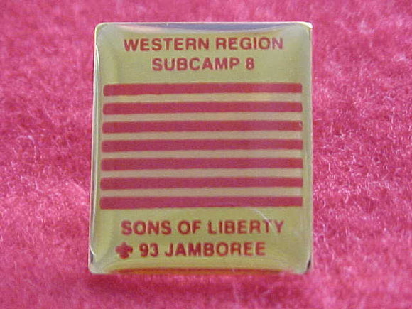 1993 NJ PIN, SUBCAMP 8, WESTERN REGION