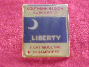 1993 NJ PIN, SUBCAMP 17, SOUTHERN REGION