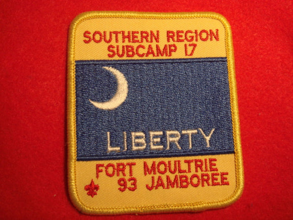 93 NJ subcamp 17, southern region patch