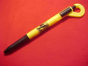 1993 NJ INK PEN, YELLOW/BLACK PLASTIC