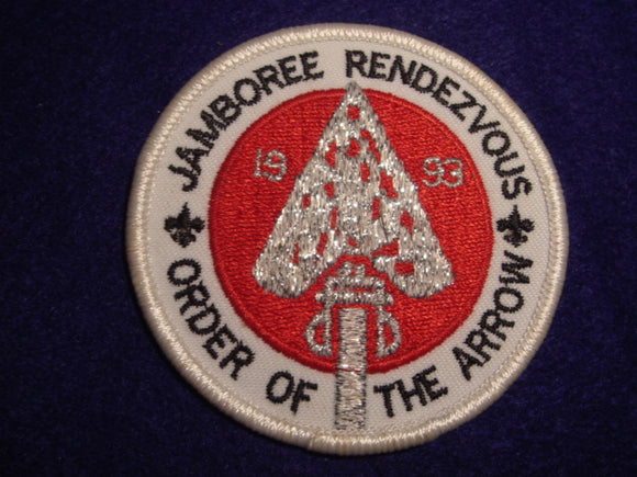 93 NJ Order of the Arrow rendezvous patch