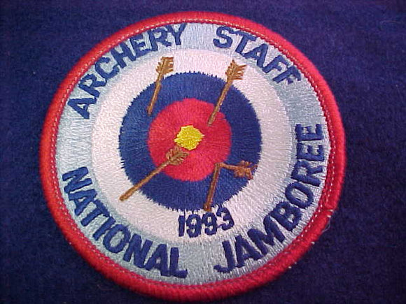 1993 NJ ARCHERY STAFF PATCH, 3