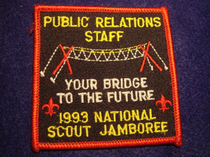 93 NJ public relations staff patch