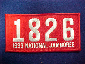 93 NJ troop 1826 patch