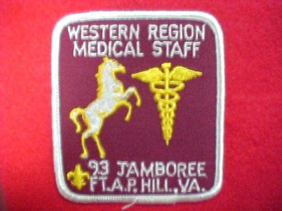 93 NJ western region medical staff pocket patch