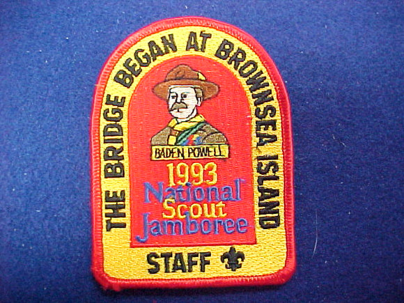 93 NJ brownsea island staff pocket patch