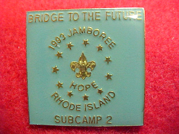93 NJ pin, subcamp 2, square pin (not part of original bsa original set)