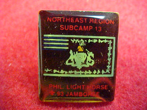 93 NJ pin, northeast region, subcamp 13