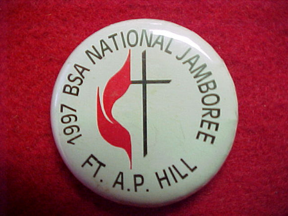 1997 pin back button, methodist