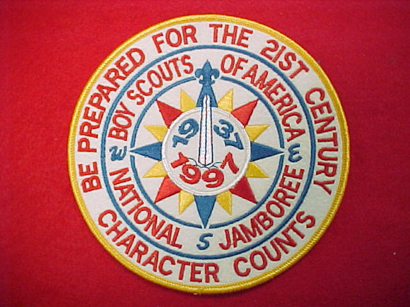 1997 jacket patch, embroidered on felt