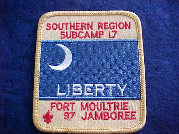 1997 NJ PATCH, SUBCAMP 17, SOUTHERN REGION