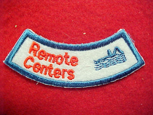 1997 activity award segment, remote centers