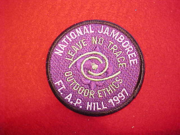 1997 NJ PATCH, LEAVE NO TRACE/OUTDOOR ETHICS