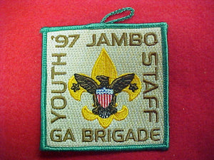 1997 patch, youth staff, ga brigade