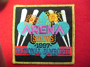 1997 patch, arena shows staff