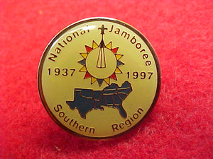 1997 pin, southern region, round shape