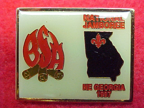 1997 pin, northeast georgia council contigent