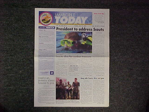 2001 NJ NEWSPAPER, JAMBOREE TODAY, 7/29/01