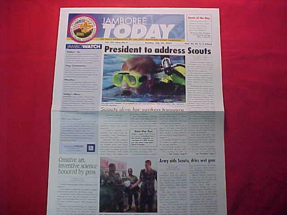 2001 NJ NEWSPAPER, JAMBOREE TODAY, ISSUE 6, 7/29/01