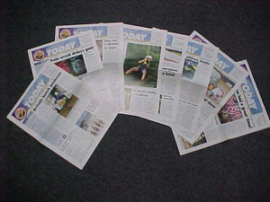 2001 NJ NEWSPAPERS, JAMBOREE TODAY, COMPLETE SET OF ISSUES #1-8